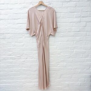 & Other Stories || Seamed Paneled Bias Dress Blush Medium NWT